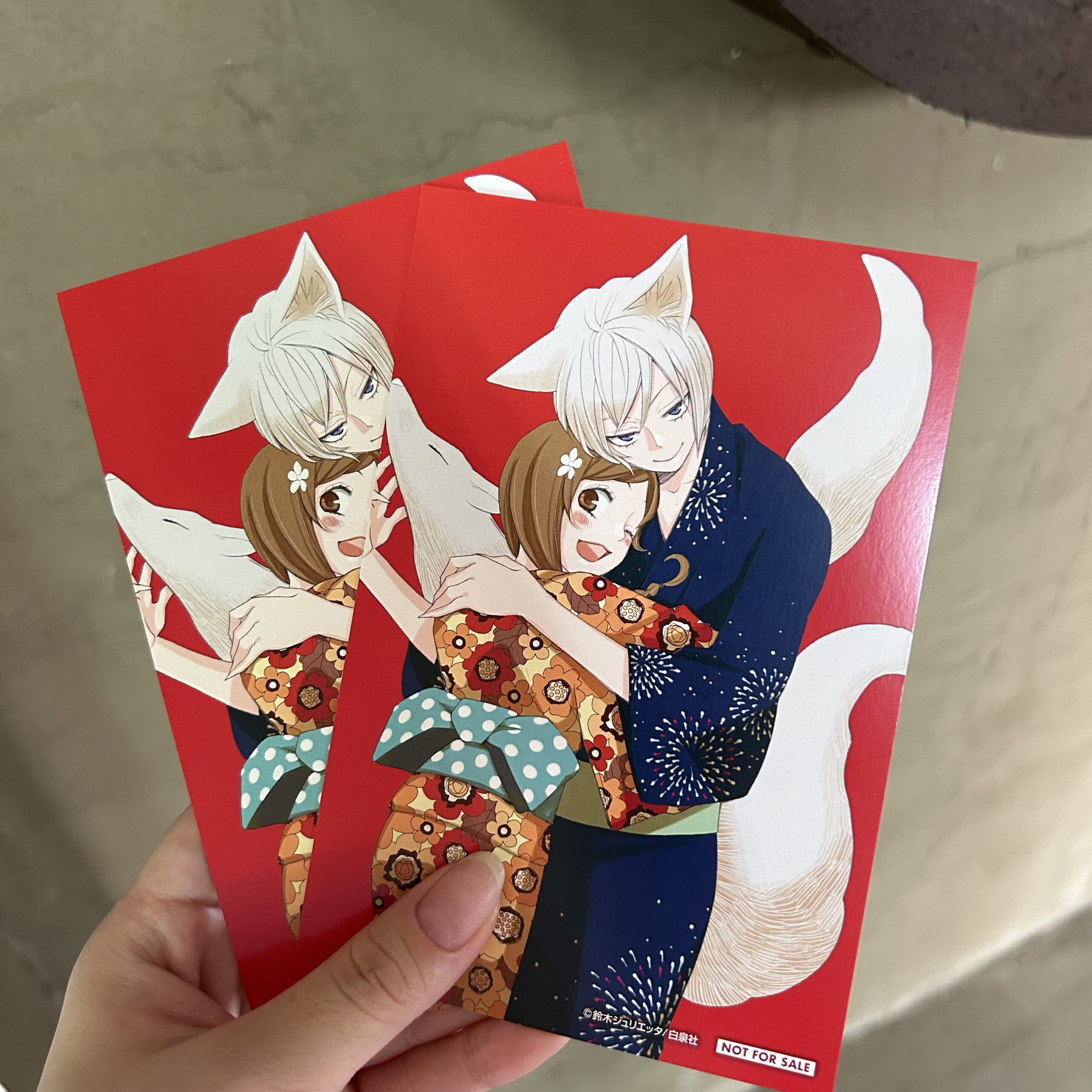 現貨★元氣少女緣結神★快閃店明信片-2