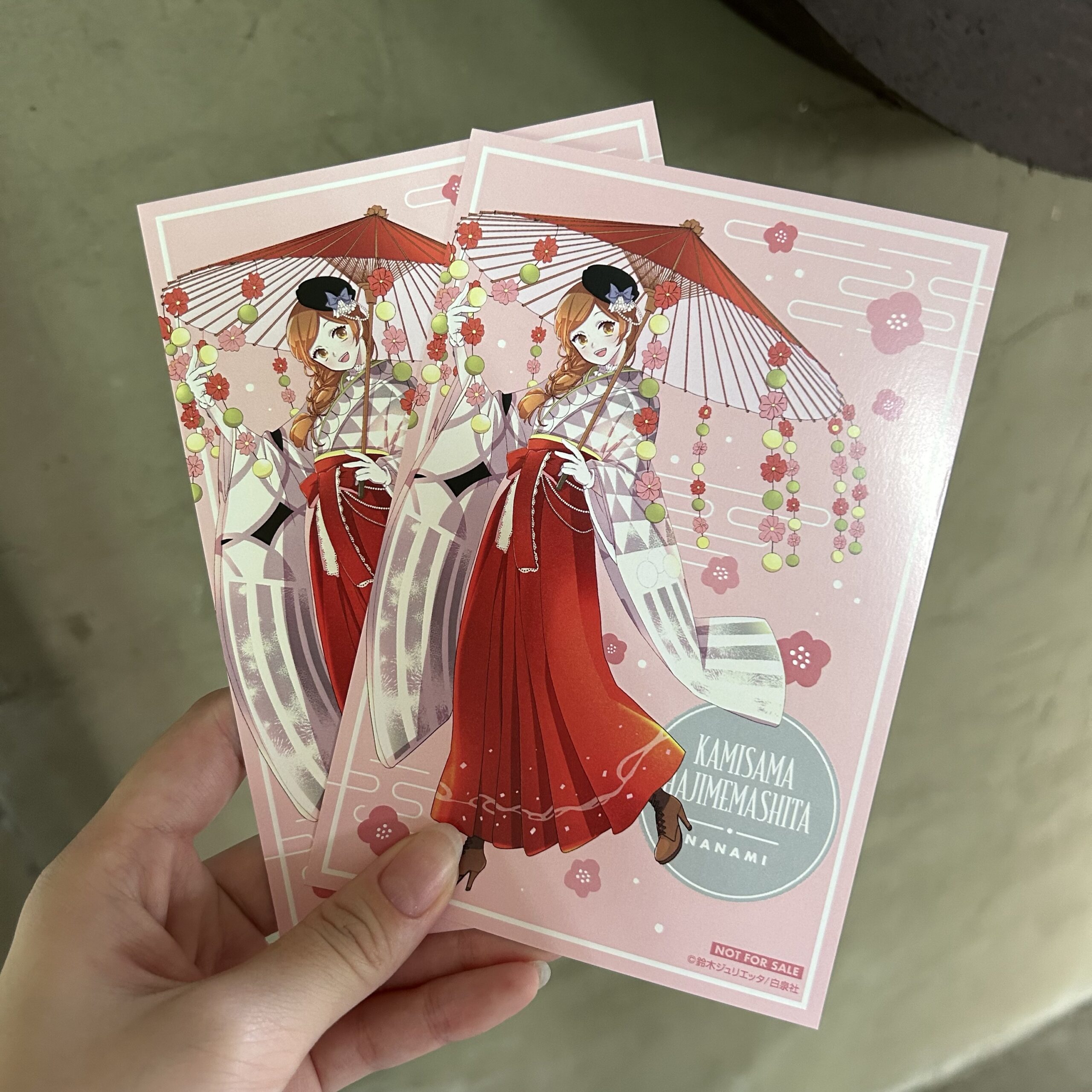 現貨★元氣少女緣結神★快閃店明信片 -3