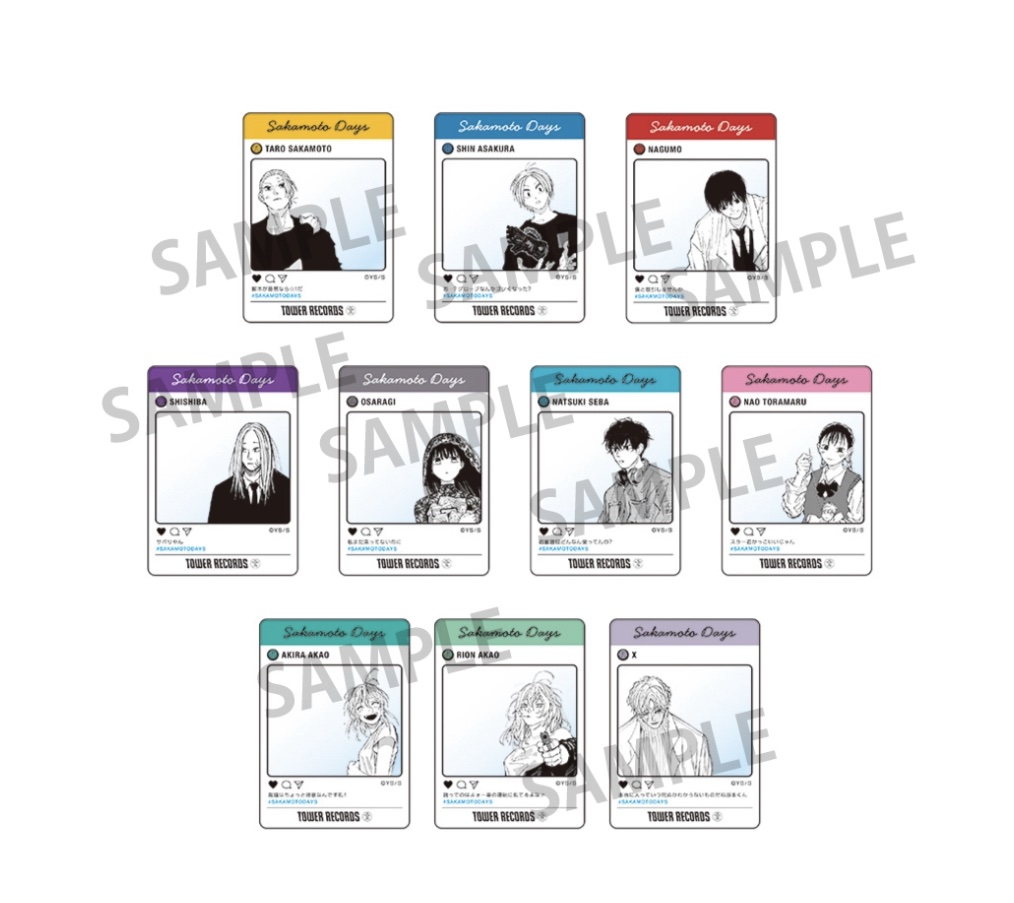 結單可認購★SAKAMOTO DAYS★Tower Records塔店 SNS透卡