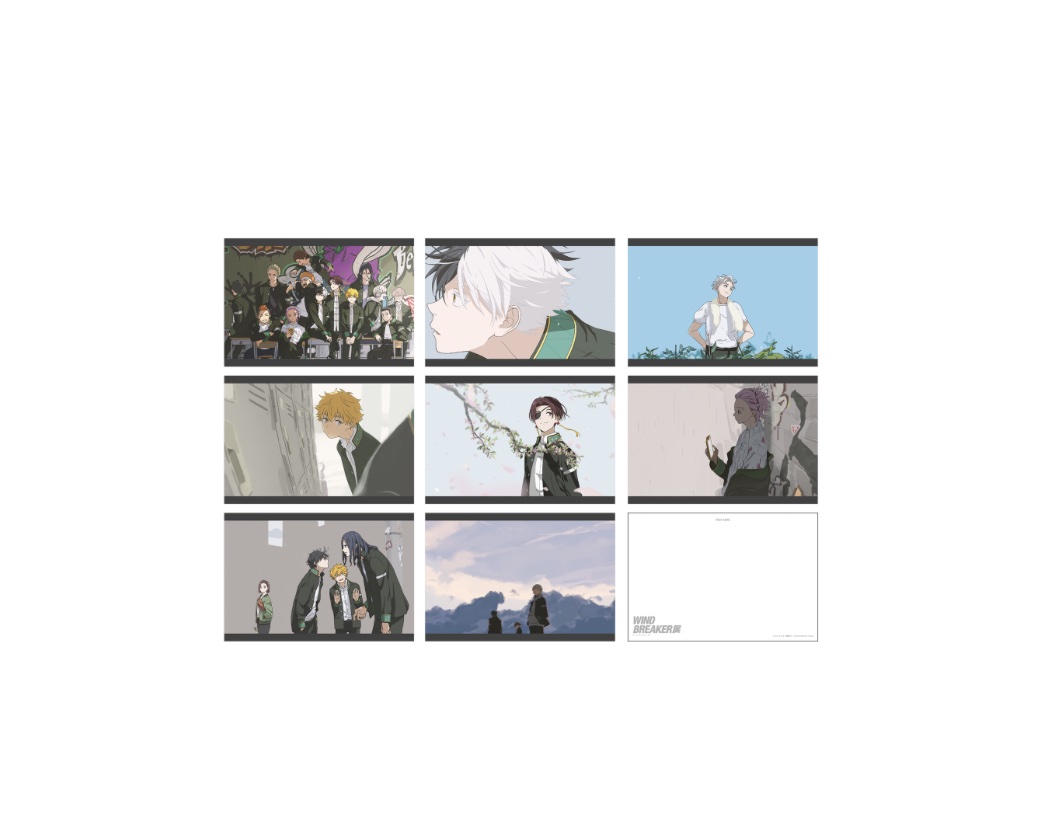 現貨★wind breaker★防風少年原畫展明信片組
