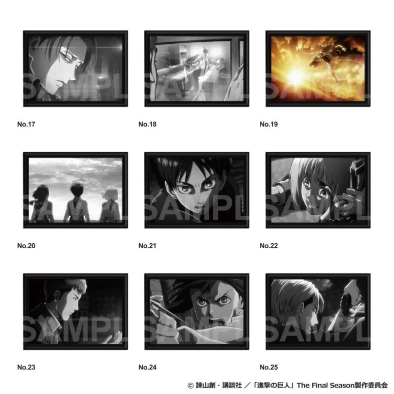 2/25結單★進擊的巨人★FANiTEM畫框第二彈