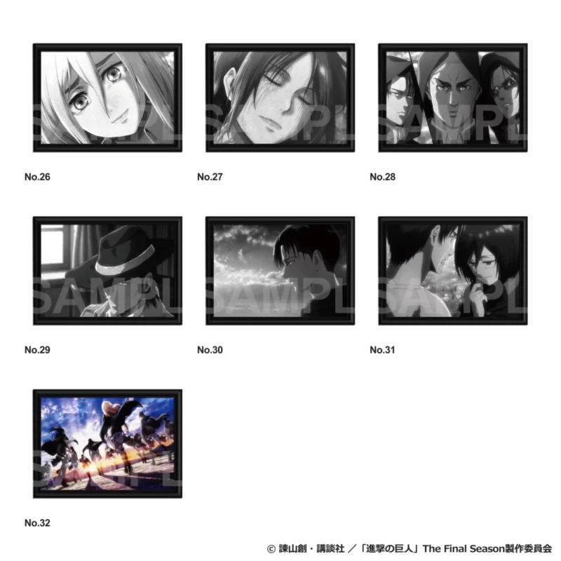 2/25結單★進擊的巨人★FANiTEM畫框第二彈