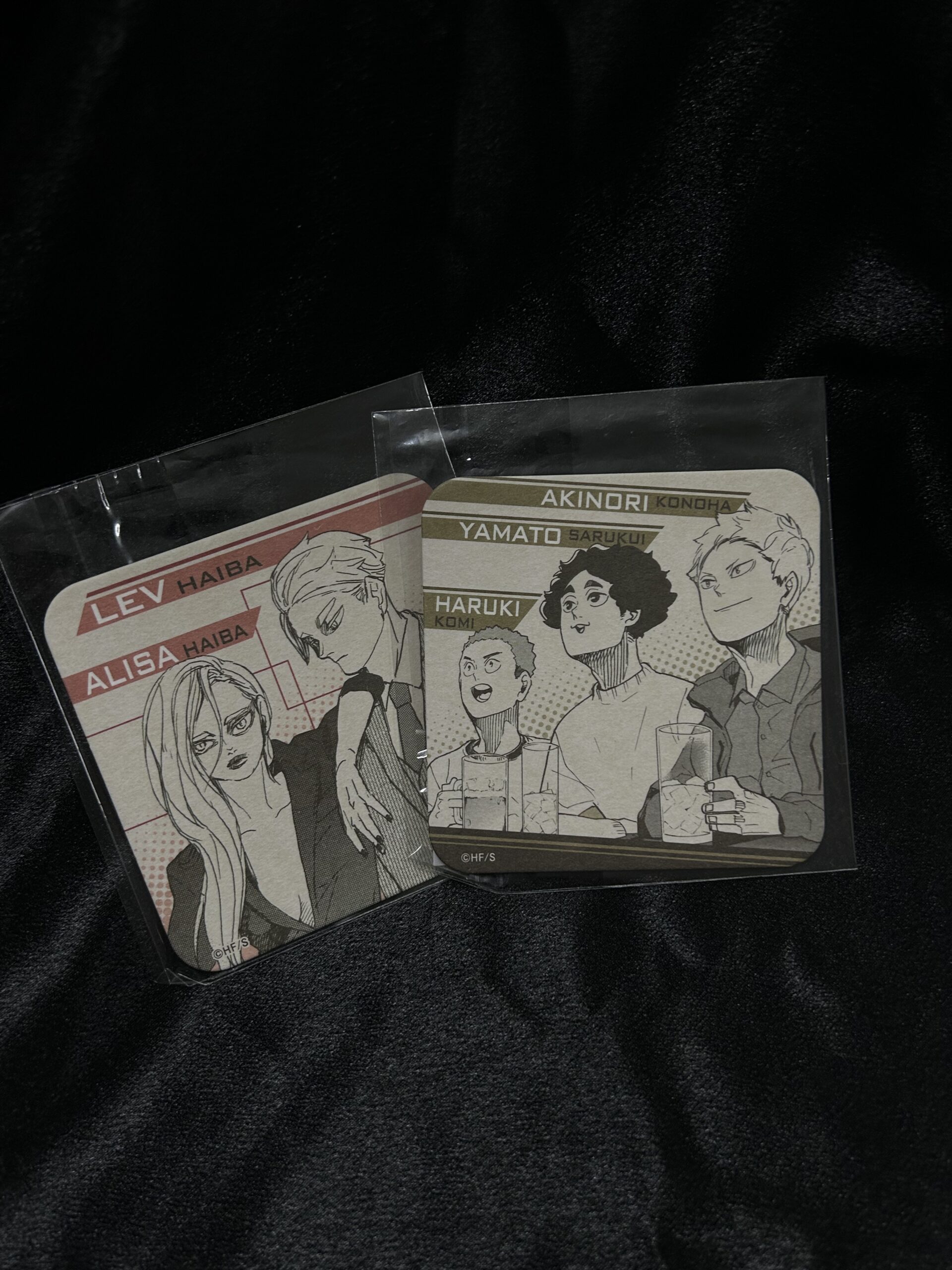 現貨★排球少年★原畫杯墊不拆
