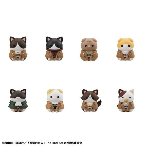 8/20結單★進擊的巨人★MEGA CAT PROJECT 調查喵團再販無特典