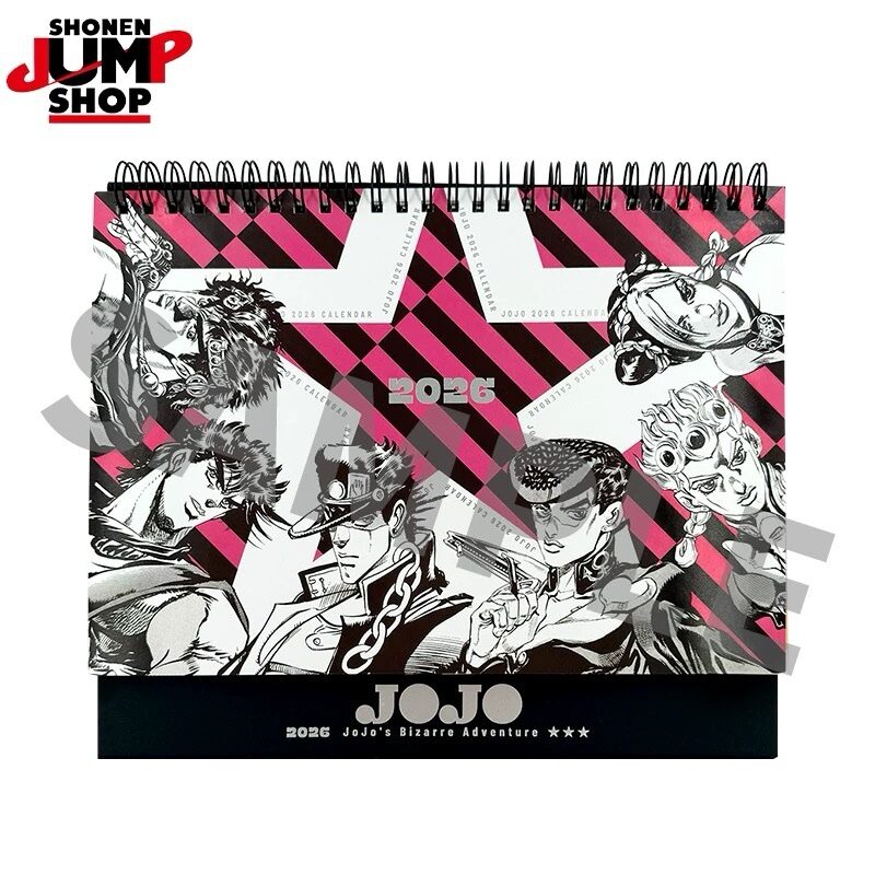 9/25結單★JOJO的奇妙冒險★上海JUMPSHOP限定2026月曆