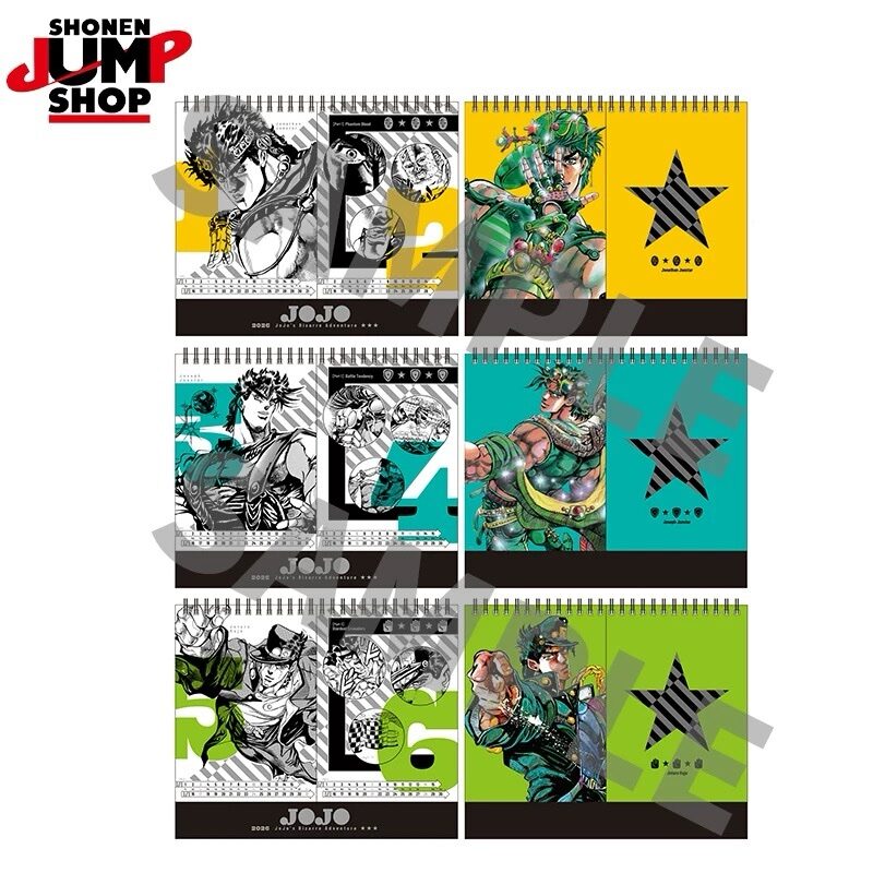 9/25結單★JOJO的奇妙冒險★上海JUMPSHOP限定2026月曆