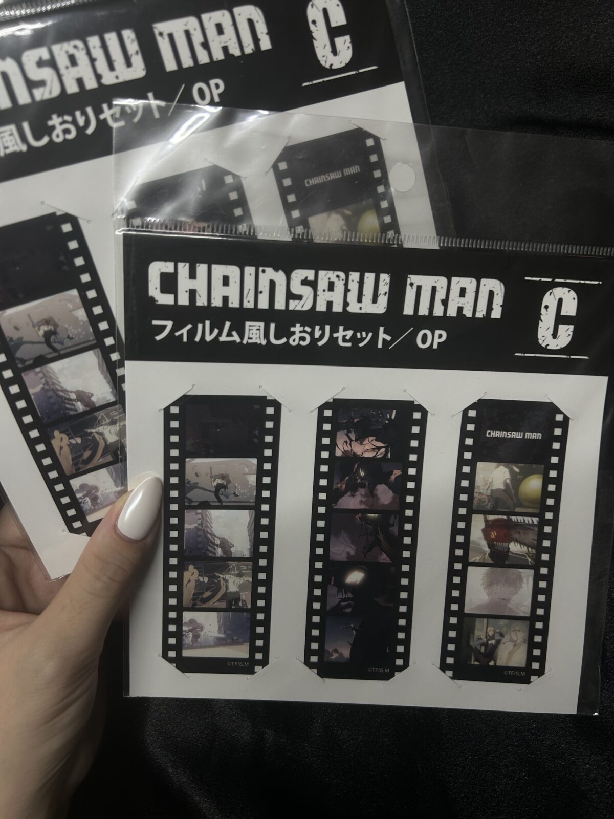 現貨★鏈鋸人★動畫版膠卷書籤組