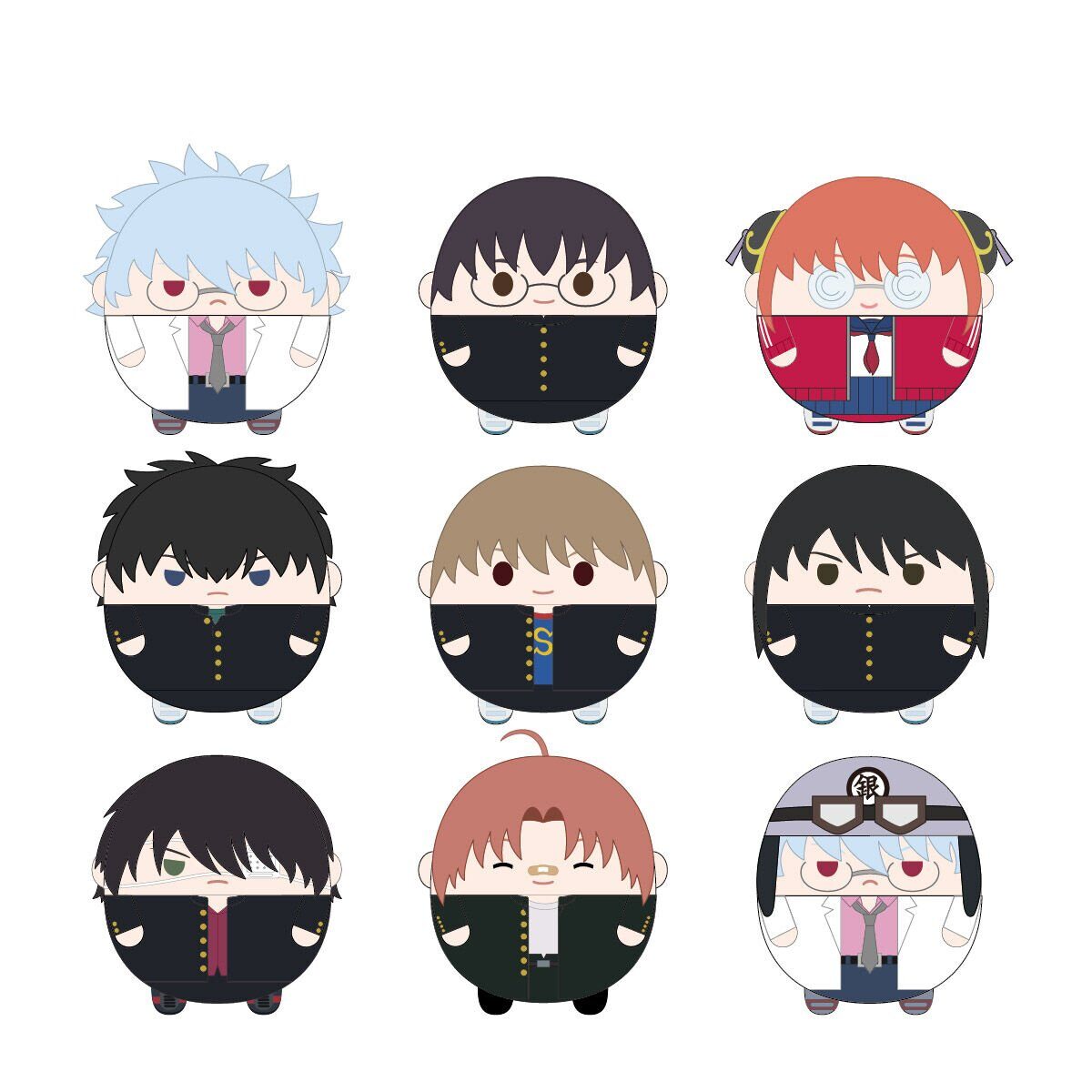 G4YmC4caoAAVljd 11/10結單★銀魂★3年Z班銀八先生圓滾滾娃M/BIG尺寸