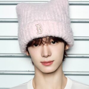 隨時結單★MLB★韓國通路KARINA&TWS同款貓耳針織帽