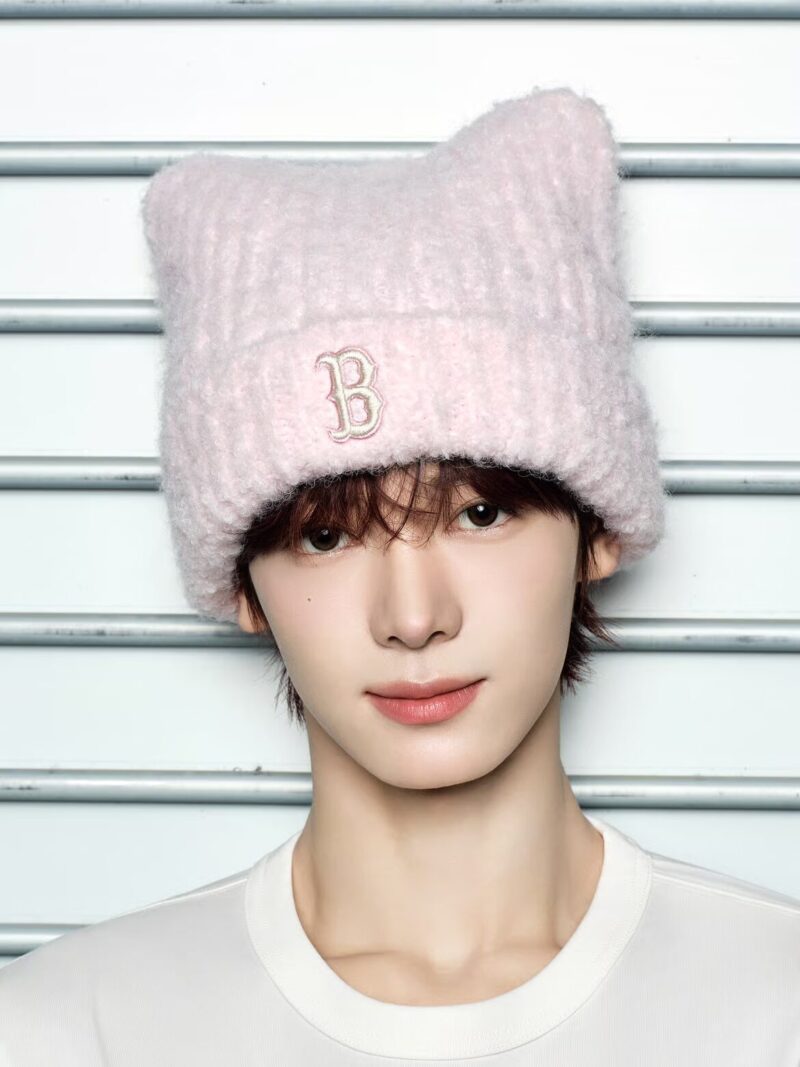 隨時結單★MLB★韓國通路KARINA&TWS同款貓耳針織帽