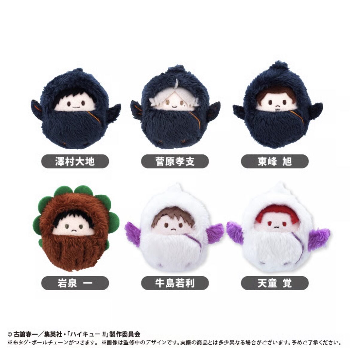 2026/1/10結單★排球少年★TAPIOCA襁褓寶寶娃vol.3