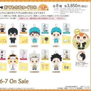 3/1結單★排球少年★刺繡娃娃授業ver附手持零件及透卡