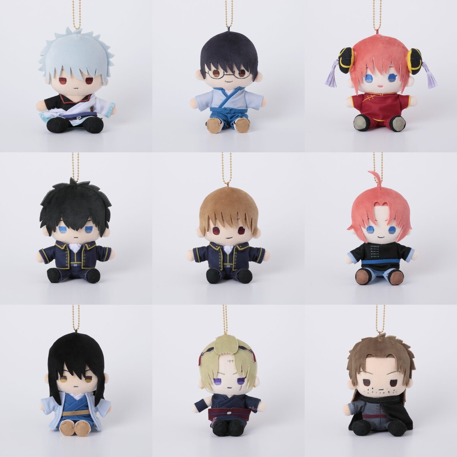 3/15結單★銀魂★吉原大炎上篇軟質坐姿吊飾娃